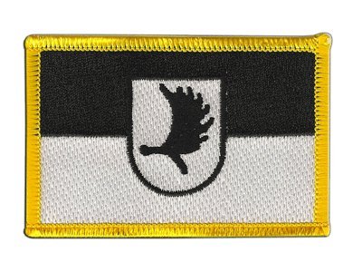 Aufnäher Patch Flagge Ostpreußen Landsmannschaft - 8 x 6 cm von Digni