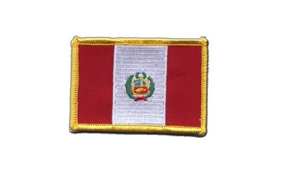 Aufnäher Patch Flagge Peru - 8 x 6 cm von Flaggenfritze