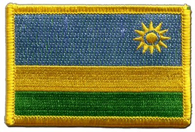 Aufnäher Patch Flagge Ruanda - 8 x 6 cm von Flaggenfritze