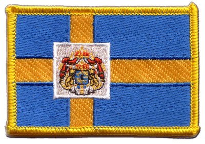 Aufnäher Patch Flagge Schweden Royal - 8 x 6 cm von Flaggenfritze