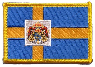 Aufnäher Patch Flagge Schweden Royal - 8 x 6 cm von Digni