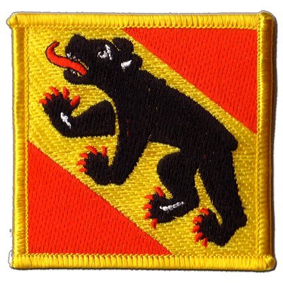 Aufnäher Patch Flagge Schweiz Kanton Bern - 7 x 7 cm von Flaggenfritze