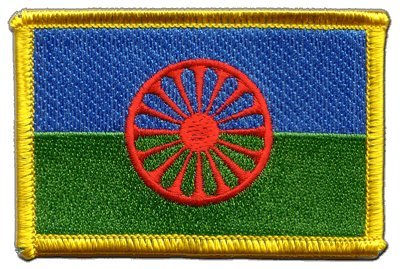Aufnäher Patch Flagge Sinti und Roma - 8 x 6 cm Aufnäher Patch Flagge Sinti und Roma - 8 x 6 cm von Flaggenfritze
