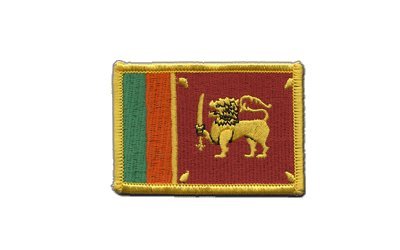 Aufnäher Patch Flagge Sri Lanka - 8 x 6 cm von Flaggenfritze