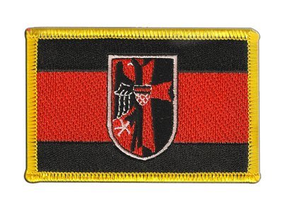 Aufnäher Patch Flagge Sudetenland mit Wappen - 8 x 6 cm von Digni