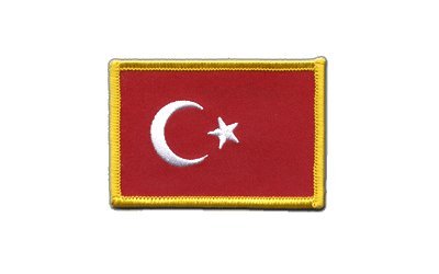 Aufnäher Patch Flagge Türkei - 8 x 6 cm von Flaggenfritze