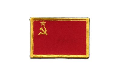 Aufnäher Patch Flagge UDSSR Sowjetunion - 8 x 6 cm von Flaggenfritze