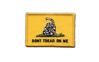 Aufnäher Patch Flagge USA Gadsen Don't Tread on me 1775-8 x 6 cm von Flaggenfritze