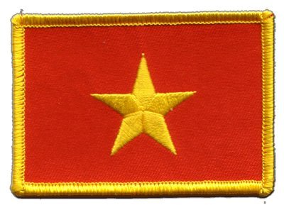 Aufnäher Patch Flagge Vietnam - 8 x 6 cm von Digni