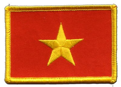 Aufnäher Patch Flagge Vietnam - 8 x 6 cm von Flaggenfritze