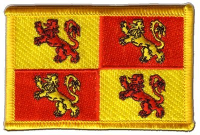 Aufnäher Patch Flagge Wales Royal Owain Glyndwr - 8 x 6 cm von Digni