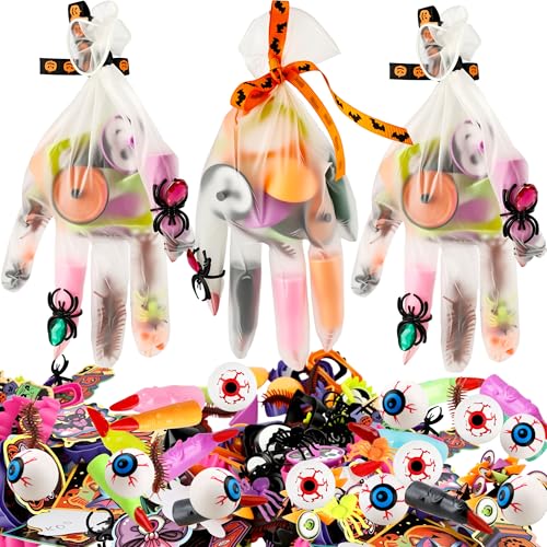 Halloween-Partygeschenke für Kinder, Handschuhe, Halloween-Spielzeug, Großpackung, Halloween-Leckerlibeutel, Füllstoffe für Süßes oder Leckereien, Halloween-Partyzubehör, Pinata, Klassenzimmerpreise Halloween-Partygeschenke für Kinder, Handschuhe, Halloween-Spielzeug, Großpackung, Halloween-Leckerlibeutel, Füllstoffe für Süßes oder Leckereien, Halloween-Partyzubehör, Pinata, Klassenzimmerpreise von Flahard