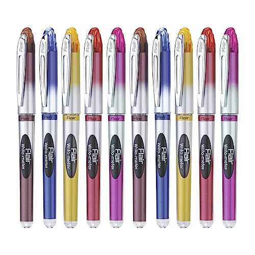 FLAIR Writometer 0,6 mm Kugelschreiber Set Unsere längsten Schreibstifte ermöglichen bis zu 10.000 Meter Schreibgeschwindigkeit, reibungsloses Tintenfluss, garantiert ein Schreiberlebnis FLAIR Writometer 0,6 mm Kugelschreiber Set Unsere längsten Schreibstifte ermöglichen bis zu 10.000 Meter Schreibgeschwindigkeit, reibungsloses Tintenfluss, garantiert ein Schreiberlebnis von Flair