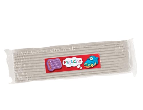 Plasticine One Color Slab 400g - Off White, Modelliermasse für professionelle Animatoren und Modellbauer, trocknet nie aus, Skulpturen, Modelle und Stop-Motion-Animationen Plasticine One Color Slab 400g - Off White, Modelliermasse für professionelle Animatoren und Modellbauer, trocknet nie aus, Skulpturen, Modelle und Stop-Motion-Animationen von Plasticine
