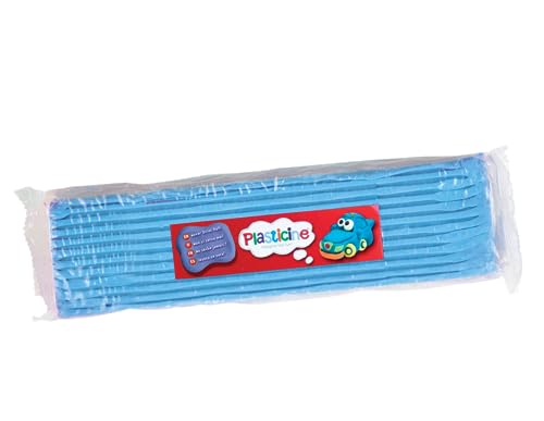 Plastilin One Color Slab 400g - Hellblau, Modelliermasse für professionelle Animatoren und Modellbauer, trocknet nie aus, machen Skulpturen, Modelle und Stop-Motion-Animationen Plastilin One Color Slab 400g - Hellblau, Modelliermasse für professionelle Animatoren und Modellbauer, trocknet nie aus, machen Skulpturen, Modelle und Stop-Motion-Animationen von Plasticine