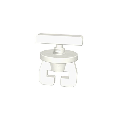 Flairdeco Gardinen-Feststeller / Stopper, Plastik, Weiß, 8 Stück Flairdeco Gardinen-Feststeller / Stopper, Plastik, Weiß, 8 Stück von Flairdeco