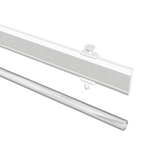 Flairdeco Paneelwagen mit Klettband, kürzbar, Aluminium, Weiß, 57 cm, 6-Einheiten Flairdeco Paneelwagen mit Klettband, kürzbar, Aluminium, Weiß, 57 cm, 6-Einheiten von Flairdeco