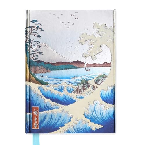 Premium Notizbuch DIN A5: Utagawa Hiroshige, Das Meer bei Satta: Unser hochwertiges, liniertes Blankbook mit festem, künstlerisch geprägtem Einband ... DIN A 5 mit Magnetverschluss, Band 28) von Flame Tree Gift