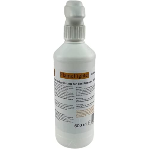 FlameFighter 500 ml. Brandschutzimprägnierung für Textilien und Vorhänge. Brandschutzmittel - Imprägniermittel - Brandschutzklasse 1 din 4102 b1 von FlameFighter