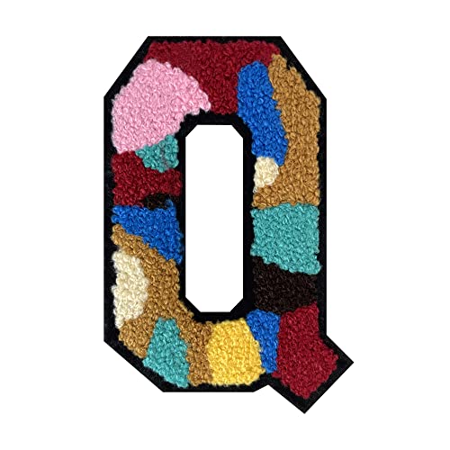1 x mehrfarbiger Buchstabenaufnäher zum Aufbügeln, Alphabet für Kleidung, Rucksäcke, Hüte, DIY-Projekte, personalisierte Anpassung, langlebig und einfach zu bedienen, Baumwolle und Kunststoff, 1 Stück von FlashMind