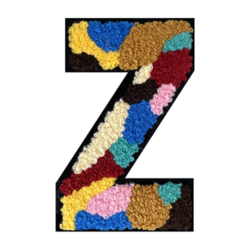 1 x mehrfarbiger Buchstabenaufnäher zum Aufbügeln, Alphabet für Kleidung, Rucksäcke, Hüte, DIY-Projekte, personalisierte Anpassung, langlebig und einfach zu bedienen, Baumwolle und Kunststoff, 1 Stück von FlashMind