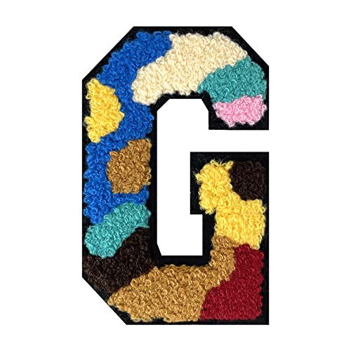 1 x mehrfarbiger Buchstabenaufnäher zum Aufbügeln, Alphabet für Kleidung, Rucksäcke, Hüte, DIY-Projekte, personalisierte Anpassung, langlebig und einfach zu bedienen, Baumwolle und Kunststoff, 1 Stück von FlashMind