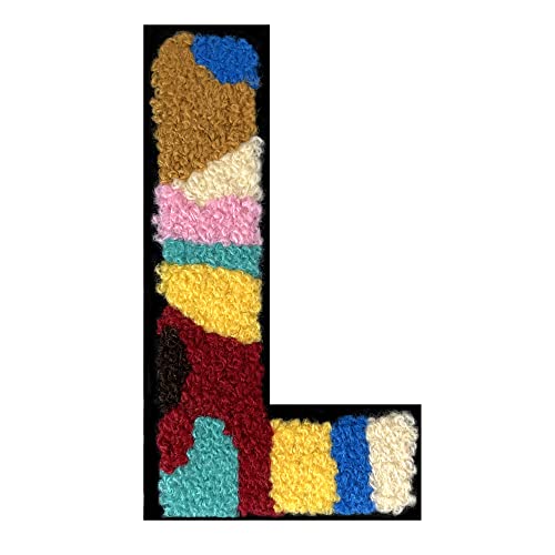 1 x mehrfarbiger Buchstabenaufnäher zum Aufbügeln, Alphabet für Kleidung, Rucksäcke, Hüte, DIY-Projekte, personalisierte Anpassung, langlebig und einfach zu bedienen, Baumwolle und Kunststoff, 1 Stück von FlashMind
