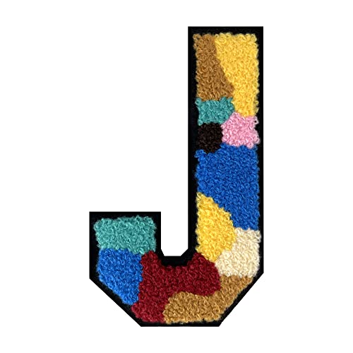 1 x mehrfarbiger Buchstabenaufnäher zum Aufbügeln, Alphabet für Kleidung, Rucksäcke, Hüte, DIY-Projekte, personalisierte Anpassung, langlebig und einfach zu bedienen, Baumwolle und Kunststoff, 1 Stück von FlashMind