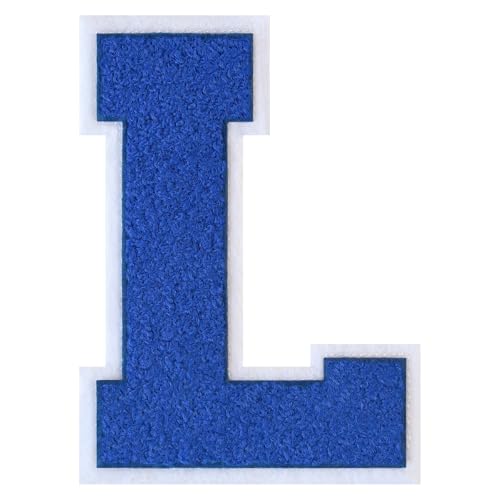 15,2 cm große Varsity-Buchstaben-Flicken zum Aufbügeln, Chenille, für Kleidung, Letterman, Jacken, Hoodies, Hemden, Jeans, Größe L 15,2 cm große Varsity-Buchstaben-Flicken zum Aufbügeln, Chenille, für Kleidung, Letterman, Jacken, Hoodies, Hemden, Jeans, Größe L von FlashMind