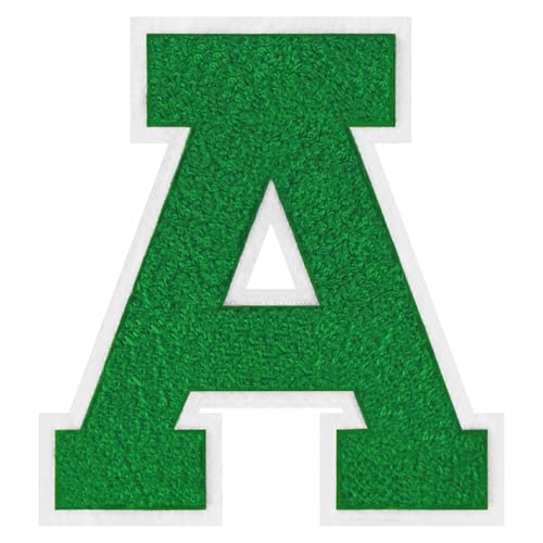 15,2 cm große Varsity-Buchstaben-Flicken zum Aufbügeln auf Chenille, Buchstabenaufnäher für Kleidung, Letterman, Jacken, Hoodies, Hemden, Jeans, A 15,2 cm große Varsity-Buchstaben-Flicken zum Aufbügeln auf Chenille, Buchstabenaufnäher für Kleidung, Letterman, Jacken, Hoodies, Hemden, Jeans, A von FlashMind