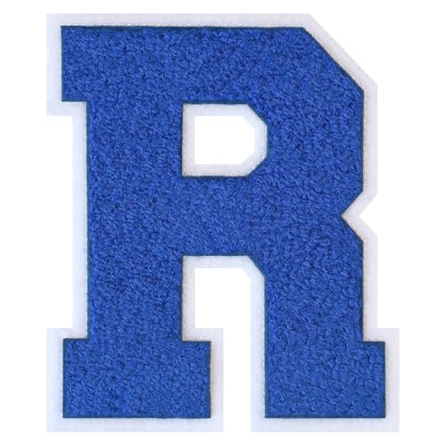 15,2 cm große Varsity-Buchstaben-Flicken zum Aufbügeln auf Chenille, Buchstabenaufnäher für Kleidung, Letterman, Jacken, Hoodies, Hemden, Jeans, R 15,2 cm große Varsity-Buchstaben-Flicken zum Aufbügeln auf Chenille, Buchstabenaufnäher für Kleidung, Letterman, Jacken, Hoodies, Hemden, Jeans, R von FlashMind