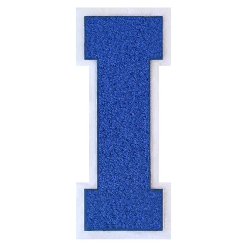 15,2 cm große Varsity-Buchstaben-Flicken zum Aufbügeln auf Chenille, Buchstabenaufnäher für Kleidung, Letterman, Jacken, Hoodies, Hemden, Jeans I von FlashMind