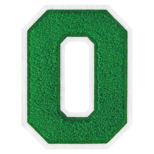 FlashMind Varsity Letter Patches zum Aufbügeln, Chenille, Buchstabenaufnäher für Kleidung, Letterman, Jacken, Hoodies, Hemden, Jeans, 11,4 cm, Grün FlashMind Varsity Letter Patches zum Aufbügeln, Chenille, Buchstabenaufnäher für Kleidung, Letterman, Jacken, Hoodies, Hemden, Jeans, 11,4 cm, Grün von FlashMind