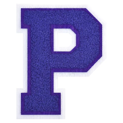 FlashMind Varsity Letter Patches zum Aufbügeln, Chenille, Buchstabenaufnäher für Kleidung, Letterman, Jacken, Hoodies, Hemden, Jeans, 11,4 cm, Violett FlashMind Varsity Letter Patches zum Aufbügeln, Chenille, Buchstabenaufnäher für Kleidung, Letterman, Jacken, Hoodies, Hemden, Jeans, 11,4 cm, Violett von FlashMind