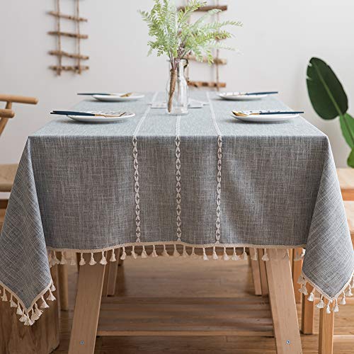 Tischtücher 50x50cm, Tischdecke aus Leinen, Waschbare Anti Falten Fleckschutz pflegeleicht abwaschbar, Cafe,Party oder,Buffettisch - Grau Tischtücher 50x50cm, Tischdecke aus Leinen, Waschbare Anti Falten Fleckschutz pflegeleicht abwaschbar, Cafe,Party oder,Buffettisch - Grau von Flei