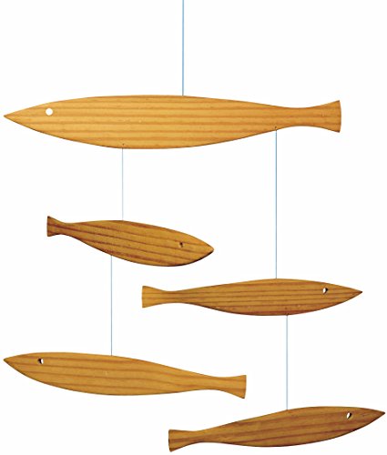 Flensted Mobiles Floating Fish pine 27x37cm Flensted Mobiles Floating Fish pine 27x37cm von Flensted Mobiles
