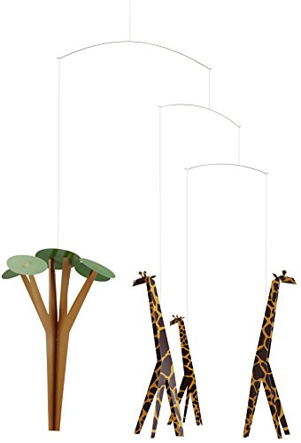 Flensted Mobiles Giraffes on The Savannah Mobile, Stahl, Mehrfarbig, 60x47 cm Flensted Mobiles Giraffes on The Savannah Mobile, Stahl, Mehrfarbig, 60x47 cm von Flensted Mobiles