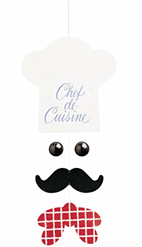 Flensted Mobiles Le Chef Folie Schwarz-Weiß-Rot 28x13cm, 109, Mehrfarbig Flensted Mobiles Le Chef Folie Schwarz-Weiß-Rot 28x13cm, 109, Mehrfarbig von Flensted Mobiles