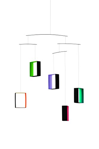 Flensted Mobiles Perspectives Mobile, Stahl, schwarz/Mehrfarbig, 60x45 cm Flensted Mobiles Perspectives Mobile, Stahl, schwarz/Mehrfarbig, 60x45 cm von Flensted Mobiles