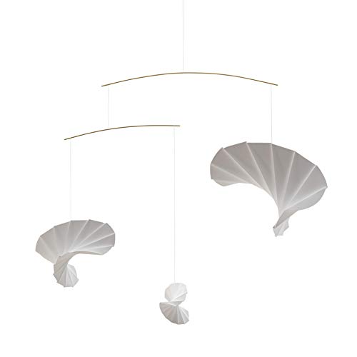 Flensted Mobiles Wave 3 Mobile, Stahl, weiß, 60x60 cm Flensted Mobiles Wave 3 Mobile, Stahl, weiß, 60x60 cm von Flensted Mobiles