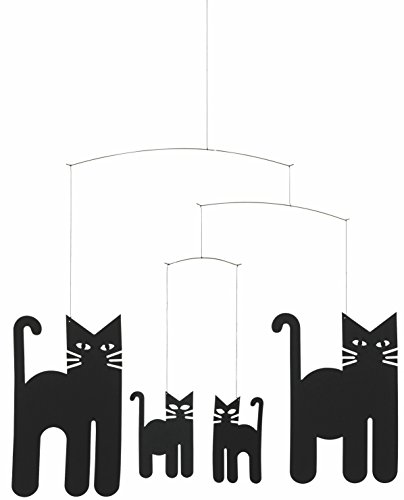 Flensted Mobiles - Windspiel, Mobile - Cats/Katzen - 30 x 36 cm von Flensted Mobiles