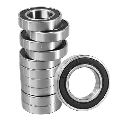 ​​Flewdart 10 Stück 6903 2RS Kugellager 17x30x7mm, 6903-2RS 6903RS abgedichtet aus Kohlenstoffstahl für Maschinen und Werkzeuge (6903-2RS 10pcs) von Flewdart