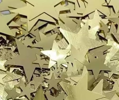 Flewdart 1000pcs tischdeko 60,Konfetti 60 geburtstag goldenes 40g, geburtstag gold junge mädchen, für tisch deko streudekoHochzeit Geburtstag Happy Birthday(goldenes, 60 40g) von Flewdart