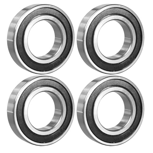 ​​Flewdart 4 Stück 6006 2RS Kugellager 30x55x13mm, 6006-2RS 6006RS abgedichtet aus Kohlenstoffstahl für Maschinen und Werkzeuge​​(6006-2RS 4pcs) von Flewdart