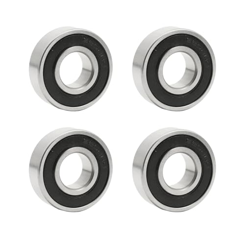 ​​Flewdart 4 Stück 6304 2RS Kugellager 20x52x15mm, 6304-2RS 6304RS abgedichtet aus Kohlenstoffstahl für Maschinen und Werkzeuge​​ (6304-2RS 4pcs) von Flewdart