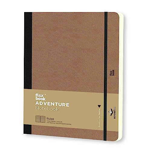 Flexbook Adventure - Notizbuch 17x24cm Taschenformat, 192 Seiten liniert, Kamel-Beige Flexbook Adventure - Notizbuch 17x24cm Taschenformat, 192 Seiten liniert, Kamel-Beige von Flexbook