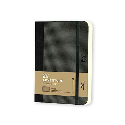 Flexbook Adventure - Notizbuch 9x14cm Taschenformat, 192 Seiten liniert, Off-Schwarz Flexbook Adventure - Notizbuch 9x14cm Taschenformat, 192 Seiten liniert, Off-Schwarz von Flexbook