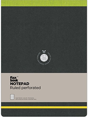 Flexbook Notizblock 160 Seiten – perforiertes/liniert 21 x 28 cm Couverture Noire/Dos Vert Anis Flexbook Notizblock 160 Seiten – perforiertes/liniert 21 x 28 cm Couverture Noire/Dos Vert Anis von Flexbook