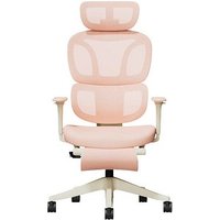 FlexiSpot Bürostuhl BS5P-PRO Stoff rosa, Gestell schwarz von FlexiSpot
