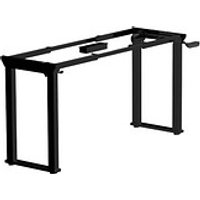 FlexiSpot E2Q elektrisch höhenverstellbares Schreibtischgestell schwarz ohne Tischplatte, Kufen-Gestell schwarz 99,0 - 157,0 x 64,6 cm von FlexiSpot